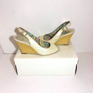 Anne Klein Wedge Heel Slingback